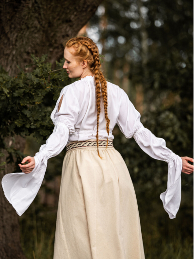 Trollfelsen Mittelalter Bluse Leonardo Carbone Victoria weiß01 Trollfelsen Mittelalter Bluse Leonardo Carbone Victoria weiß01